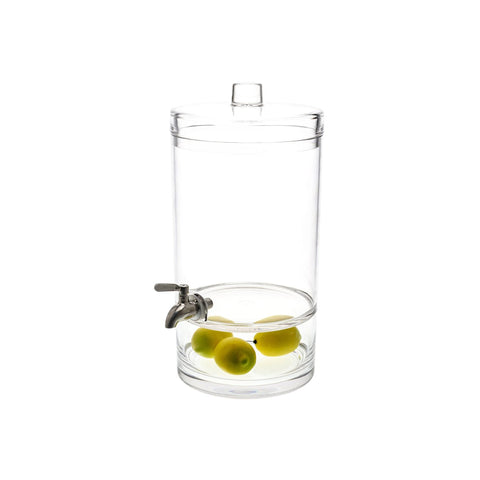 CHEF INOX ROUND JUICE DISPENSER POLY 247x206x409mm 8.9lt - Hospitality Connect