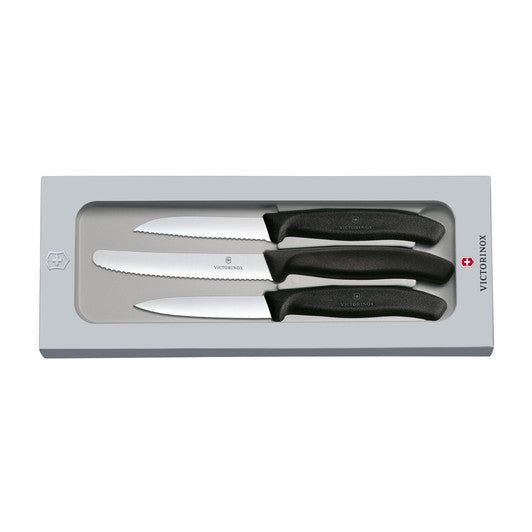 Victorinox Paring Knife Set,Classic 3 pc - Black - Hospitality Connect