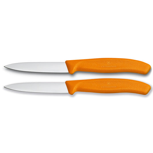 Victorinox Paring Knife,8 cm Pointed Blade,Classic,Orange - Hospitality Connect