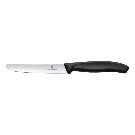 Victornox 11cm Rounded Tip,Smooth Edge,Nylon - Black - Hospitality Connect