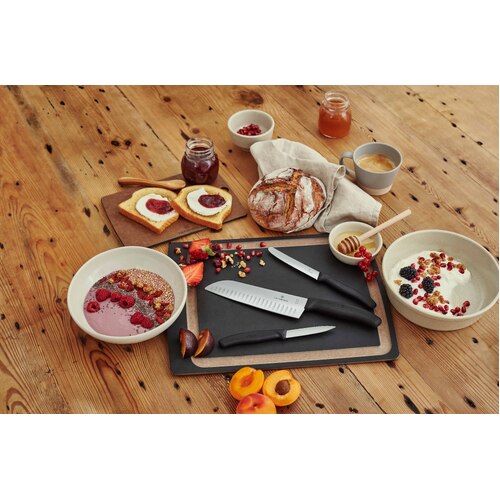 Victorinox Steak & Tomato Knife,11cm Round Tip,Wavy Edge,6 pc Set Classic Blue - Hospitality Connect