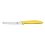 Victorinox Steak & Tomato Knife,11cm Round Tip,Wavy Edge,2 pc Set Classic Yellow - Hospitality Connect