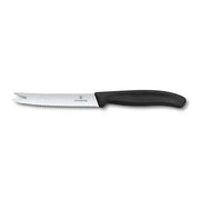 Victorinox Cheese & Sausage Knife,11cm Wavy Edge,Classic,Black - Hospitality Connect