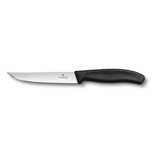 Victorinox Steak Knife 12cm,Wide Blade,Straight Edge,2 pc Set Classic Black - Hospitality Connect