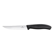 Victorinox Steak & Pizza Knife 12cm,Wide Blade,Wavy Edge,2 pc Set Classic Black - Hospitality Connect