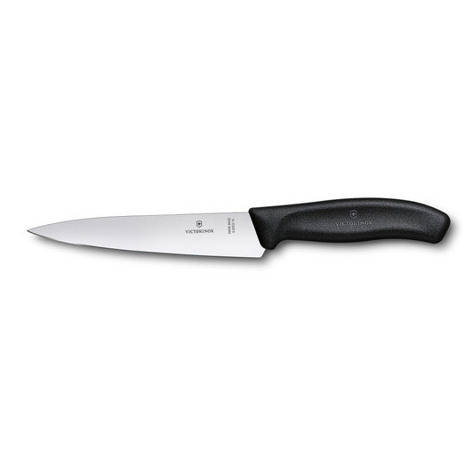 Victorinox Cooks-Carving Knife 12cm,Wide Blade,Classic,Black ,Blister - Hospitality Connect