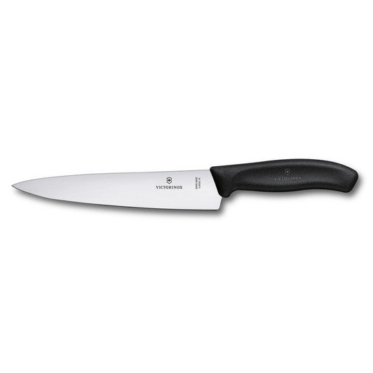 Victorinox Cooks-Carving Knife 19cm,Wide Blade,Classic,Black,Gift Boxed - Hospitality Connect