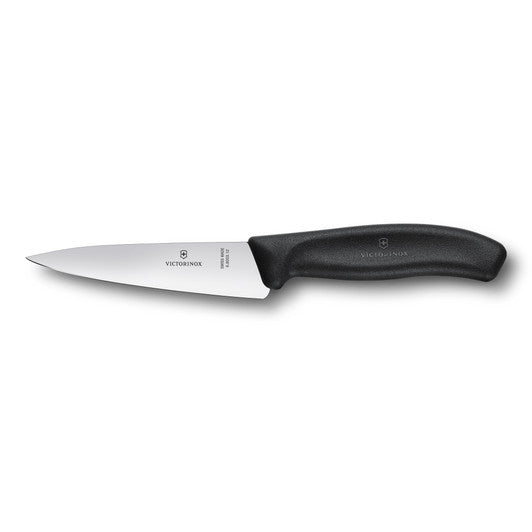 Victorinox Cooks-Carving Knife 22cm,Wide Blade,Classic,Black,Blister - Hospitality Connect