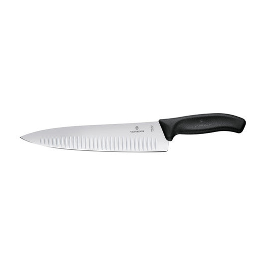 Victorinox Cooks-Carving Knife,25cm,Fluted Blade,Classic,Black,Gift Boxed - Hospitality Connect