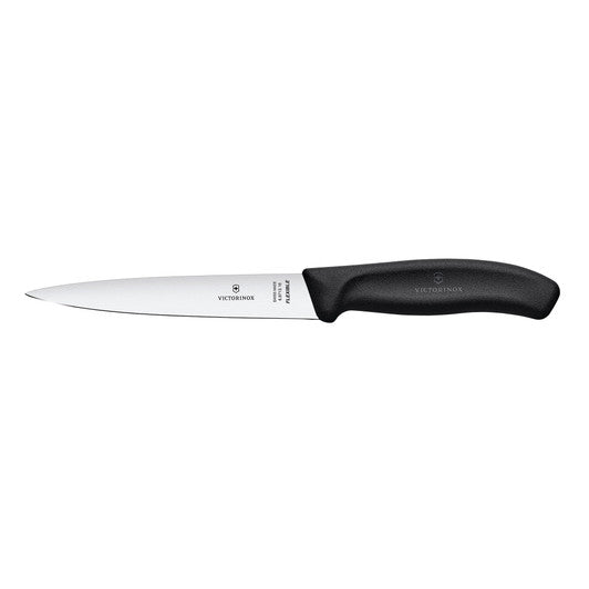 Victorinox Filleting Knife,16cm,Nylon - Black Blister - Hospitality Connect