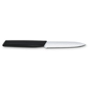 Victorinox Swiss Modern Paring Knife, 10cm Wavy Edge - Black - Hospitality Connect