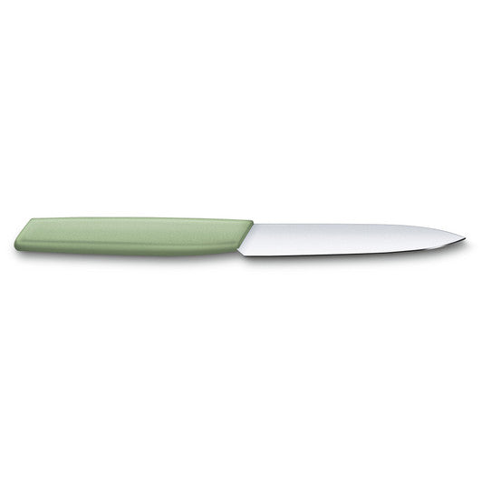 Victorinox Swiss Modern Paring Knife, 10cm Straight Edge - Moss - Hospitality Connect