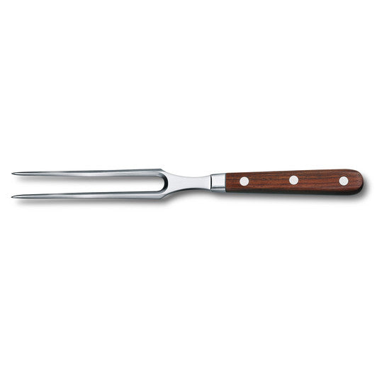Victorinox Carving Fork, 15cm, 3 Rivet Wood Handle, GB - Hospitality Connect