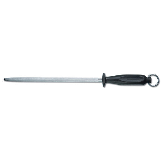 Victorinox Domestic Sharpening Steel,23cm,Round,Middle Fine Cut,Black - Hospitality Connect