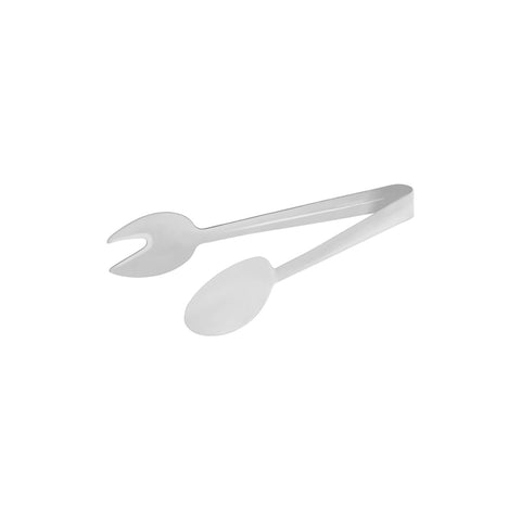 CHEF INOX ROUND SPOON/FORK TONG 1pc S/S 230mm - Hospitality Connect
