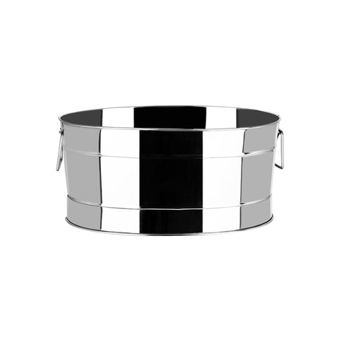 CHEF INOX OVAL BEVERAGE TUB MIRROR FINISH S/S 440x300x200mm - Hospitality Connect