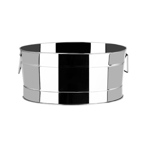 CHEF INOX OVAL BEVERAGE TUB MIRROR FINISH S/S 520x360x245mm - Hospitality Connect