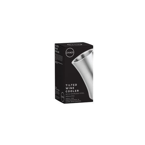 ZANZI WINE COOLER 18/10 TILTED INSULATED 2.0lt,265x165x230mm - Hospitality Connect