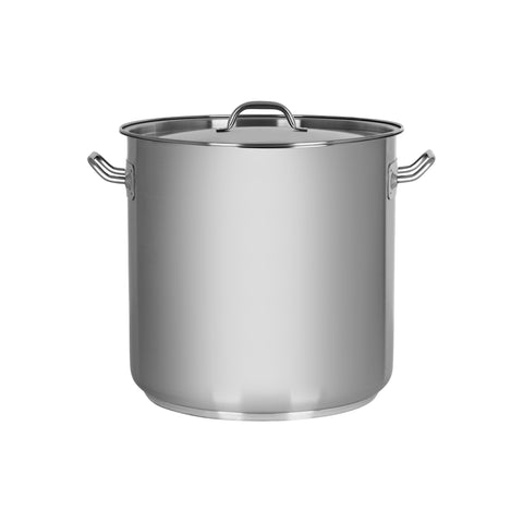 CHEF INOX ELITE STOCKPOT w/LID 18/10 320x320mm 25.5lt - Hospitality Connect