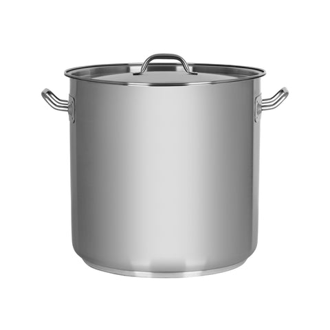 CHEF INOX ELITE STOCKPOT w/LID 18/10 360x360mm 36.5lt - Hospitality Connect