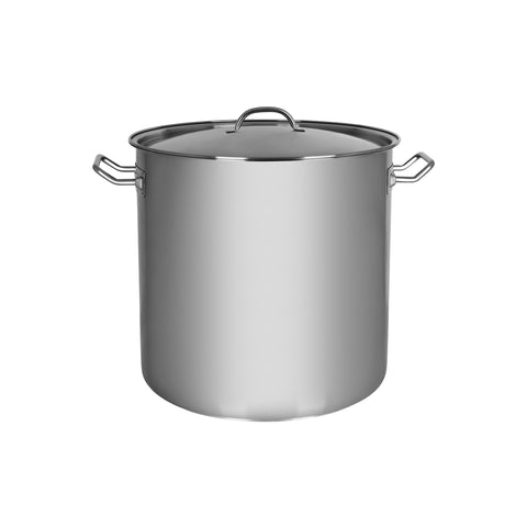 CHEF INOX ELITE STOCKPOT w/LID 18/10 400x400mm 50.0lt - Hospitality Connect