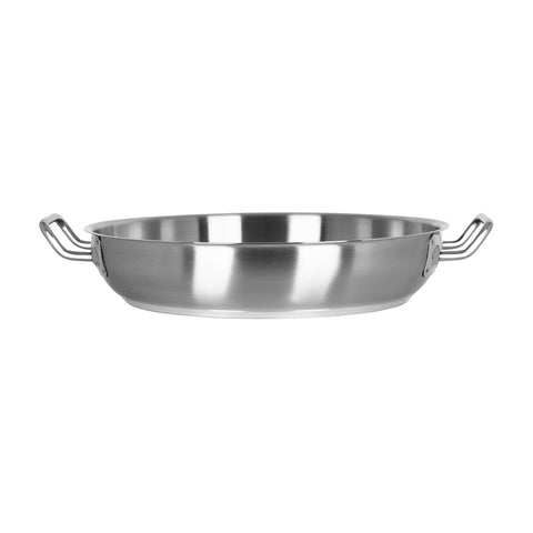 CHEF INOX ELITE PAELLA PAN NO LID18/10 360x70mm - Hospitality Connect