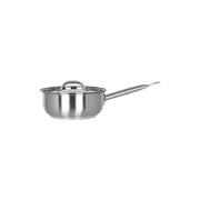 CHEF INOX ELITE SAUTE PAN w/LID 18/10 200x80mm - Hospitality Connect