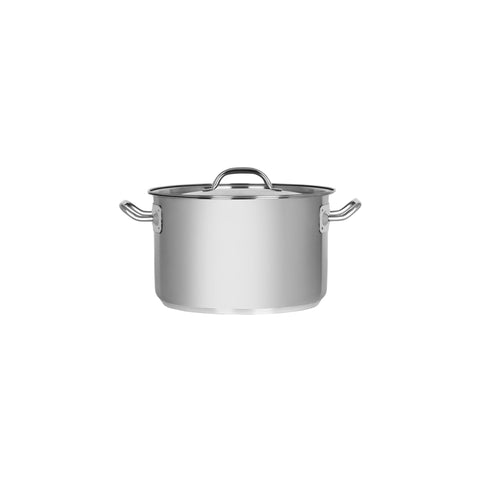 CHEF INOX ELITE SAUCE POT w/LID 18/10 240x150mm 6.7lt - Hospitality Connect