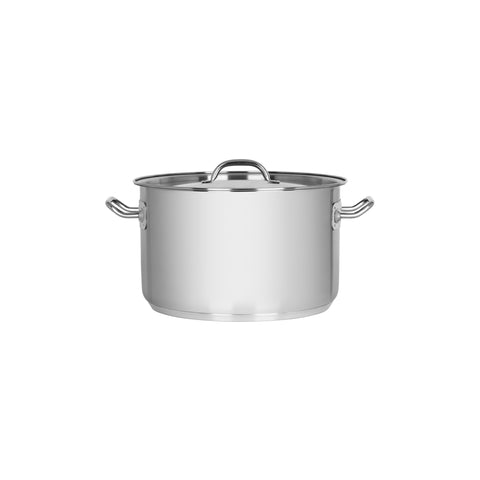 CHEF INOX ELITE SAUCE POT w/LID 18/10 280x170mm 10.25lt - Hospitality Connect