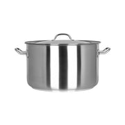 CHEF INOX ELITE SAUCE POT w/LID 18/10 400x240mm 30lt - Hospitality Connect