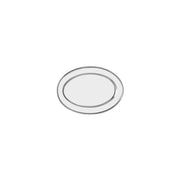 CHEF INOX OVAL PLATTER ROLLED EDGE S/S 250mm - Hospitality Connect