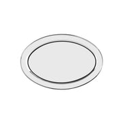 CHEF INOX OVAL PLATTER ROLLED EDGE S/S 450mm - Hospitality Connect