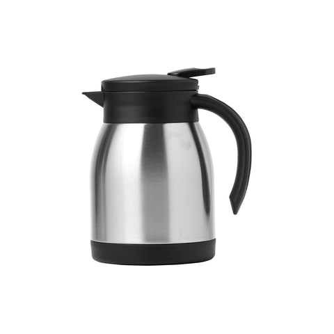 CHEF INOX SERVE JUG FLAT LID SATIN PUSH BUTTON 155mm 600ml - Hospitality Connect