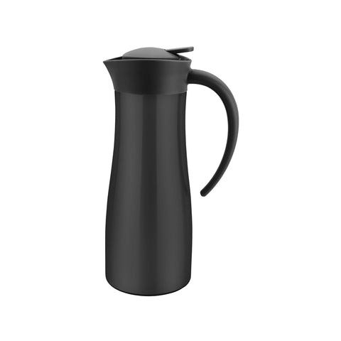 CHEF INOX SLEEK JUG VACUUM PUSH BUTTON BLK 300mm 1.5lt - Hospitality Connect