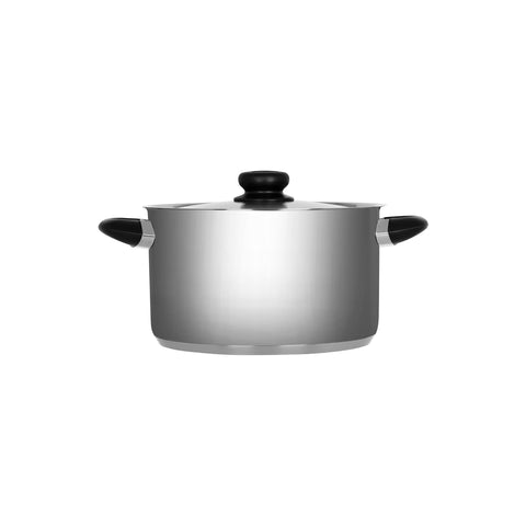 CHEF INOX CLUB SAUPOT w/LID S/S w/BAKELT HDL 240x140mm 6.0lt - Hospitality Connect