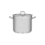 CHEF INOX PROFESSIONAL STOCKPOT w/LD 18/10 280x240mm 14.75lt - Hospitality Connect