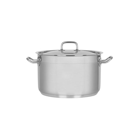 CHEF INOX PROFESSIONAL SAUCE POT wLID 18/10 280x175mm 10.7lt - Hospitality Connect