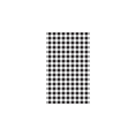 CHEF INOX GREASEPROOF PAPER GINGHAM BLK 200 SHT 190x310mm - Hospitality Connect