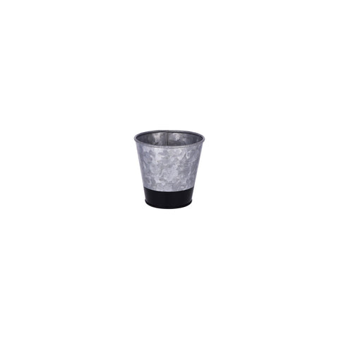 CHEF INOX CONEY IS GALVANISED POT FLARED 100x95mm DIPPED BLK - Hospitality Connect