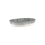 CHEF INOX CONEY IS GALV OVAL TRAY 270x190x45mm DIPPED WHI - Hospitality Connect