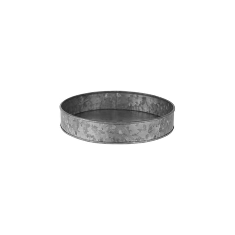 CHEF INOX CONEY IS GALVANISED ROUND TRAY 240x45mm - Hospitality Connect