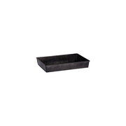 CHEF INOX CONEY IS GALV BLK RECT TRAY FLARED 240x160x40mm - Hospitality Connect