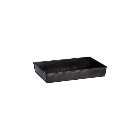 CHEF INOX CONEY IS GALV BLK RECT TRAY FLARED 270x190x45mm - Hospitality Connect