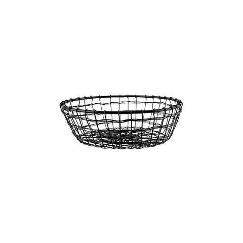 CHEF INOX CONEY IS MESH WIRE RND BASKET 230x75mm ZINC FINISH - Hospitality Connect