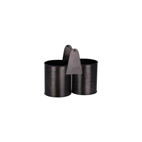CHEF INOX CONEY IS GALV BLK TEA STAND 3-TIER FIXED 310x510mm - Hospitality Connect