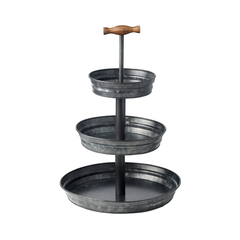 CHEF INOX CONEY IS GALV BLK STAND 3-TIER WDHDL19/26/35x500mm - Hospitality Connect