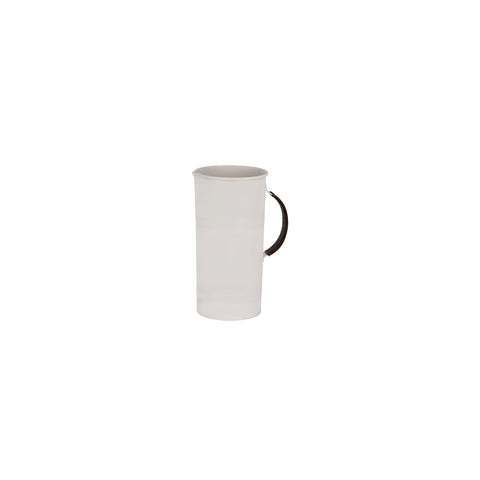 CONEY ISL-GALVANISED CREME P/C WATER PITCHER LTHR HDL 220mm Box of 4 - Hospitality Connect
