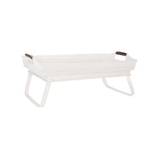 CONEY ISL-GALVANISED CREME P/C TRAY W/ST RECT LTHR 480x310mm Box of 6 - Hospitality Connect