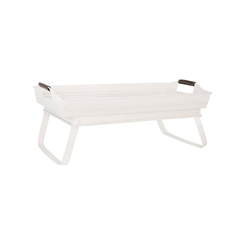 CONEY ISL-GALVANISED CREME P/C TRAY W/ST RECT LTHR 480x310mm Box of 6 - Hospitality Connect