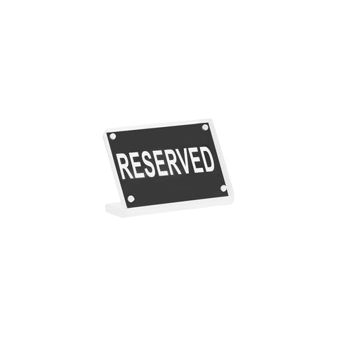 BUFFET SIGN- ACRYLIC w/S/S MAGNET PLATE "HOT WATER" - Hospitality Connect